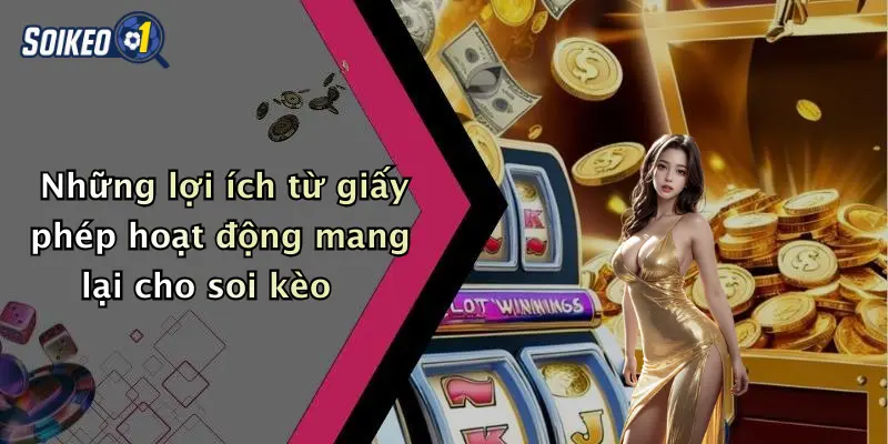 Những lợi ích từ giấy phép hoạt động mang lại cho soi kèo