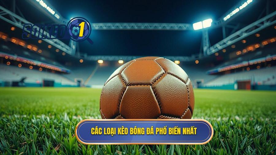 2. Các loại kèo bóng đá phổ biến nhất