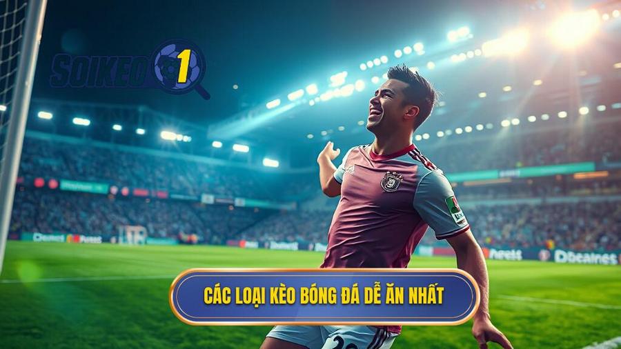 Top những loại kèo bóng đá dễ ăn nhất hiện nay
