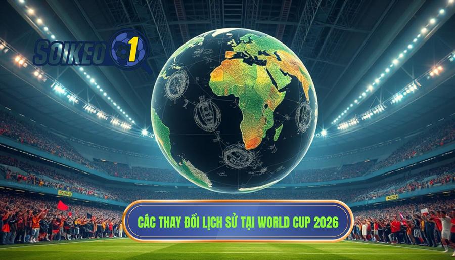 Các thay đổi lịch sử tại World Cup 2026